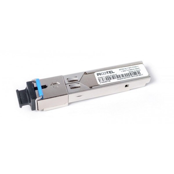 Модуль EPON OLT SFP OPTIC PX20++, 20км, SC, TX1490нм. RX -32 dBm. TX +5/+9 dBm.